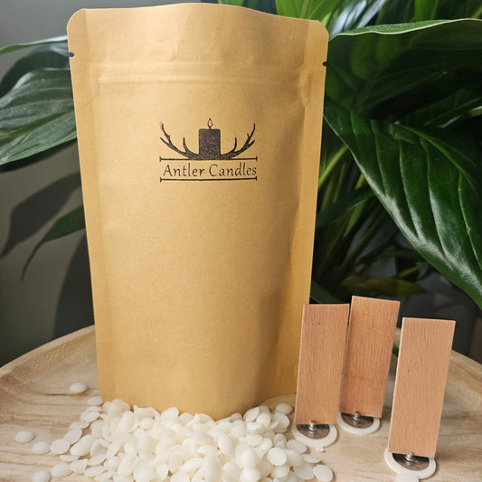 Container soy wax Candle Refill pouch The Antler Candle Company