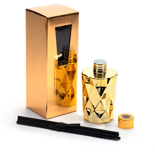 Gold Diamond Diffuser The Antler Candle Company