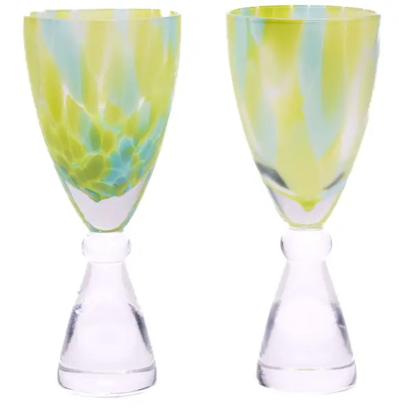 Lime Green Garden Lamp Candle & Champagne Flutes Gift Set The Antler Candle Company