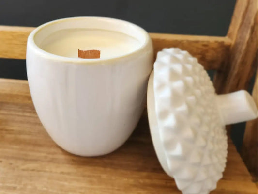 Autumn Acorn candle The Antler Candle Company