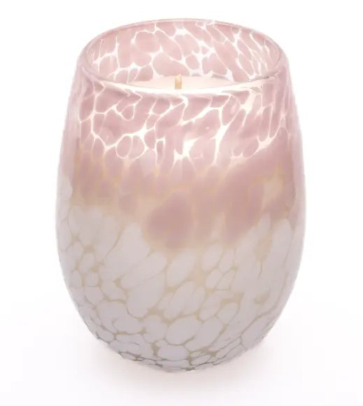 Blush Confetti Pink & White Soy Candle The Antler Candle Company