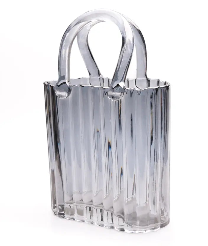 Large Handbag Vase : Charcoal Grey The Antler Candle Company