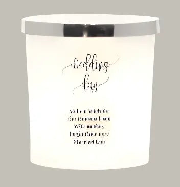 Wedding Day Candle The Antler Candle Company