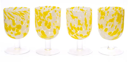 Short Stem Wine Glass set of 4 The Antler Candle Company