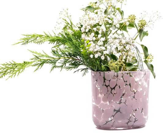Small Blush Pink Handbag Vase The Antler Candle Company