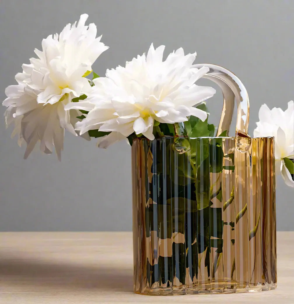 Orange handbag Vase The Antler Candle Company