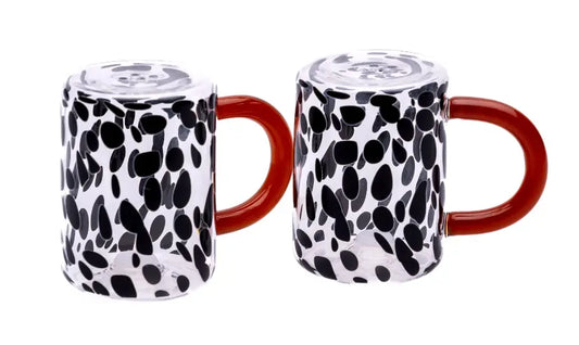 Glass Salt and Pepper Shaker set of 2 The Antler Candle Company