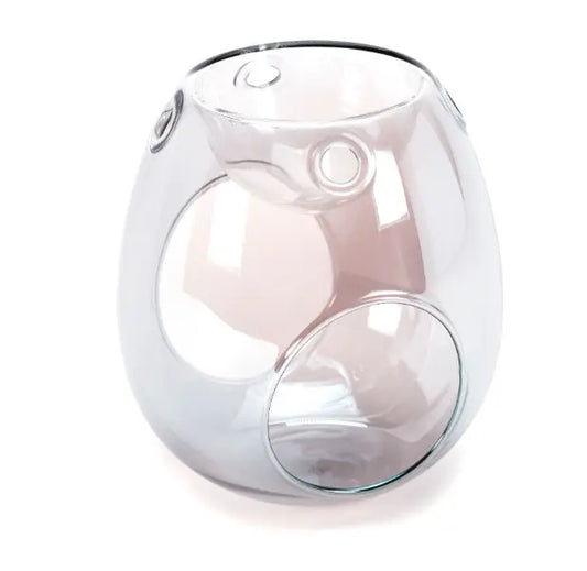 Pearl Blue wax melt burner The Antler Candle Company