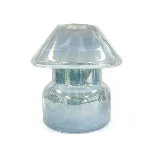 Blue Ocean Lamp Candle & Champagne Flutes Garden Gift Set The Antler Candle Company