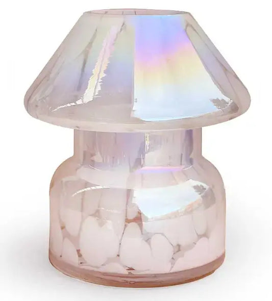 Blush pink Lamp Candle & Champagne Flutes Garden Gift Set The Antler Candle Company