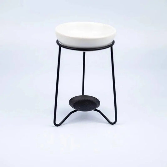 Wax Melt Burner Gold or Black The Antler Candle Company