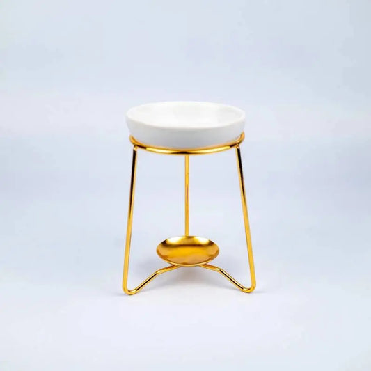 Wax Melt Burner Gold or Black The Antler Candle Company