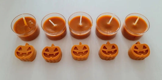 Custom Wax Melts - Pumpkins (tealight set 20pcs) The Antler Candle Company