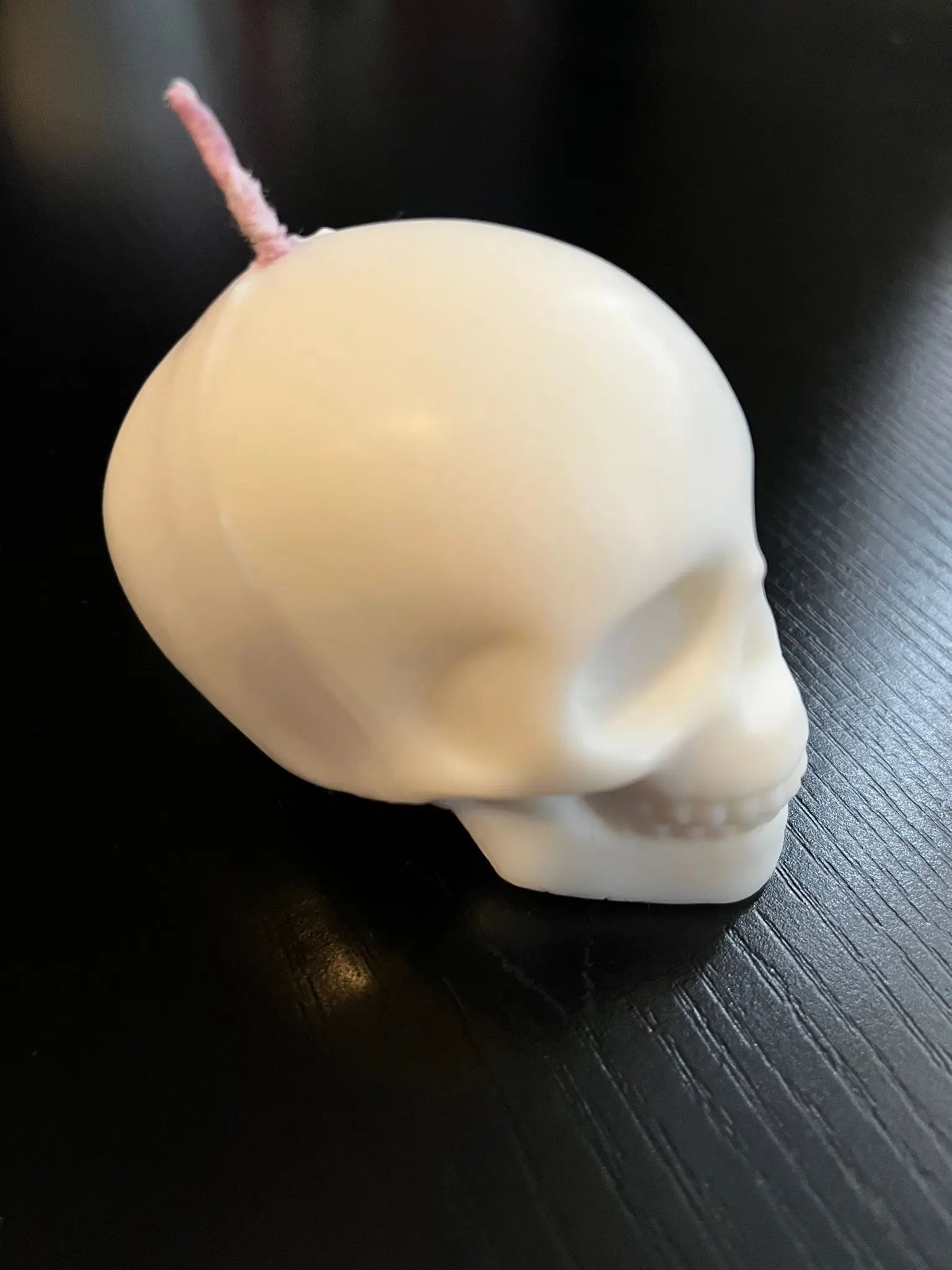 Colour changing Skull Candle The Antler Candle Company