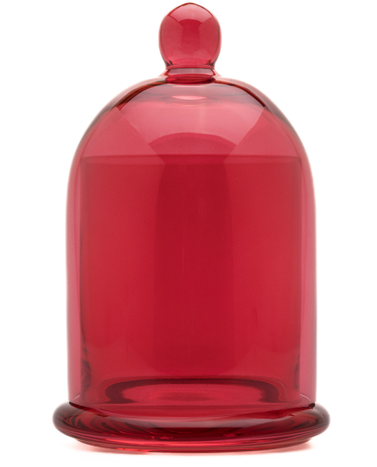 Red Cloche Candle