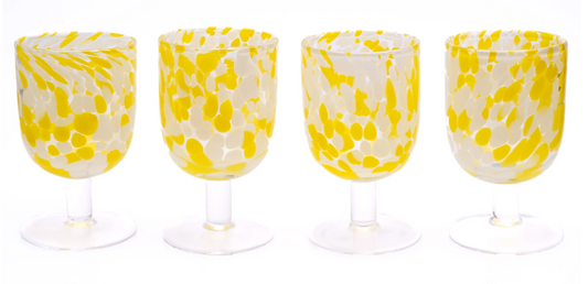 Short Stem Wine Glass set of 4