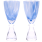 Blue Ocean Lamp Candle & Champagne Flutes Garden Gift Set