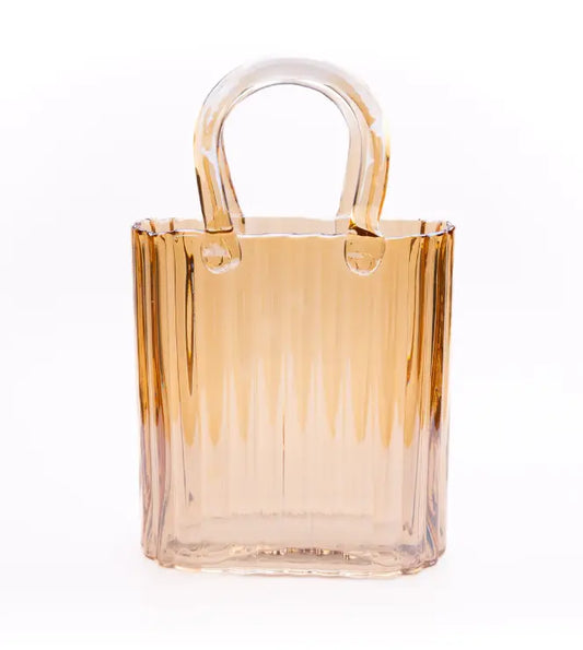 Orange handbag Vase The Antler Candle Company