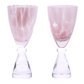 Blush pink Lamp Candle & Champagne Flutes Garden Gift Set