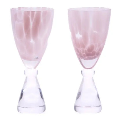 Blush pink Lamp Candle & Champagne Flutes Garden Gift Set The Antler Candle Company