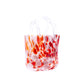 Blush Cherry Handbag Glass Vase