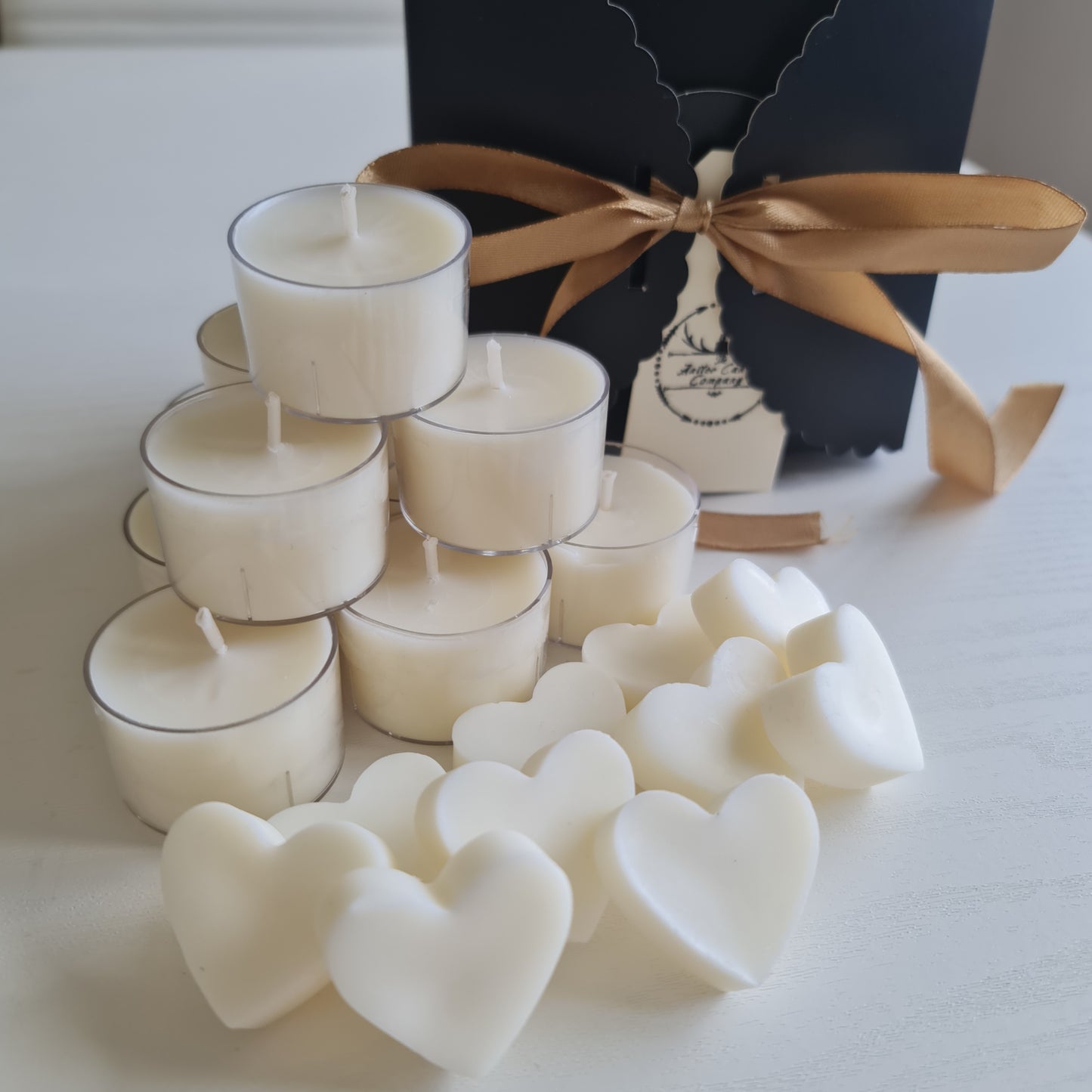 Wax Melt Hearts (tealight set 20pcs)