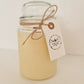 Wooden Wick Soy wax Candle - Large Glass Jar