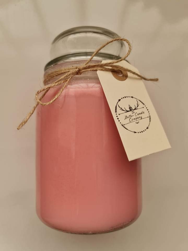 Wooden Wick Soy wax Candle - Large Glass Jar